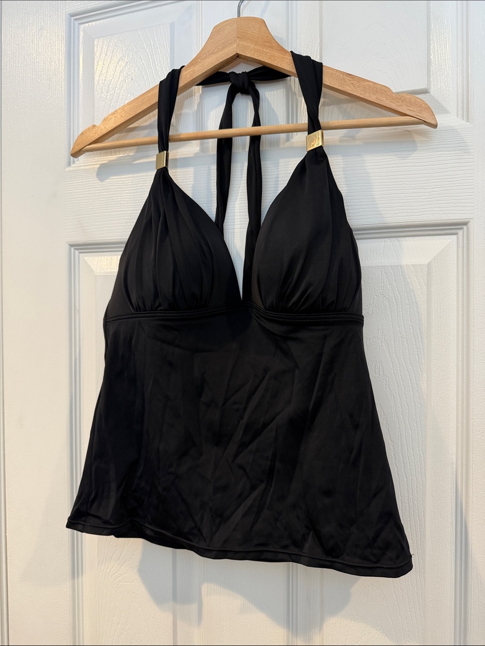 Victoria Secret Halter Tankini Top with Gold Accents - Picture 3 of 7